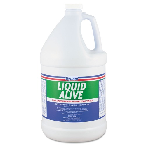Cleaning & Janitorial Supplies | ITW Dymon 23301 Liquid Alive 1 Gallon Bottle Enzyme Producing Bacteria (4-Piece/Carton) image number 0