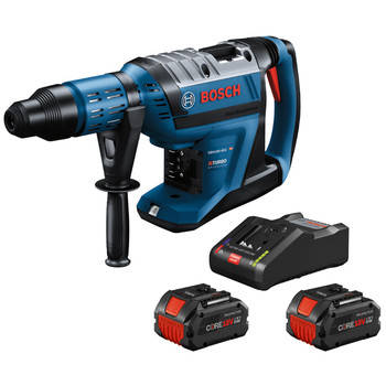 Factory Reconditioned Bosch GBH18V-45CK24-RT PROFACTOR 18V Hitman Connected-Ready SDS-max Brushless Lithium-Ion 1-7/8 in. Cordless Rotary Hammer Kit with 2 Batteries (8.0 Ah)