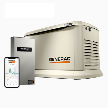 Generac 7210 Guardian 24kW Home Standby Generator with 200amp SER Transfer Switch (RXSW200A)