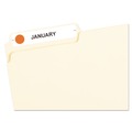 Avery 05051 0.5 in. Adhesive Color Coding Labels - Neon Red (60-Piece/Sheet, 14 Sheets/Pack) image number 1