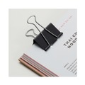 New Arrivals | Universal UNV10200VP Binder Clips in Zip-Seal Bag - Small, Black/Silver (144/Pack) image number 2
