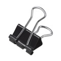 New Arrivals | Universal UNV10200VP Binder Clips in Zip-Seal Bag - Small, Black/Silver (144/Pack) image number 2