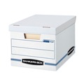 Boxes & Bins | Bankers Box 57036-04 Stor/File 12.5 in. x 16.25 in. x 10.5 in. Letter/Legal Files, Storage Box - White (6/Pack) image number 4