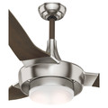Ceiling Fans | Casablanca 59167 Perseus 64 in. Brushed Nickel Walnut Indoor/Outdoor Ceiling Fan with Light and Wall Control image number 5