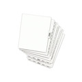 Avery 01382 Preprinted Legal Exhibit 'L' Label Side Tab Dividers - White (25-Piece/Pack) image number 1