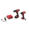 Skil CB739001 20V PWRCORE20 Brushless Lithium-Ion 1/2 in. Cordless Drill Driver and 1/4 in. Hex Impact Driver Combo Kit (2 Ah) image number 0