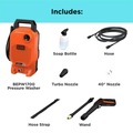 Pressure Washers | Black & Decker BEPW1700 1700 max PSI 1.2 GPM Corded Cold Water Pressure Washer image number 1