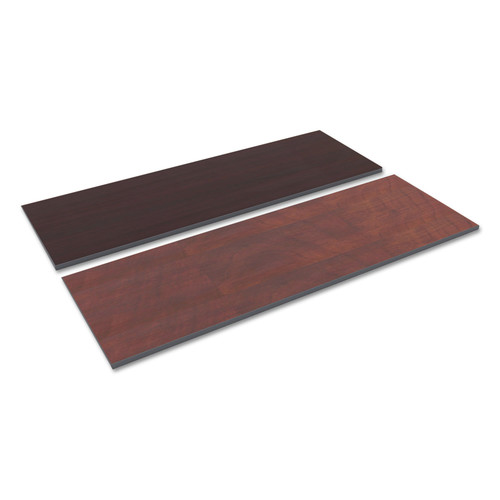 Office Desks & Workstations | Alera ALETT7224CM Reversible 71-1/2 in. x 23-5/8 in. Rectangular Laminate Table Top - Medium Cherry/Mahogany image number 0
