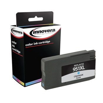 Innovera IVR951XLC Remanufactured 1500 Page High Yield Ink Cartridge for HP CN046AN - Cyan