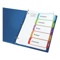 New Arrivals | Avery 11840 1 - 5 Tab Customizable TOC Ready Index Divider Set - Multicolor (1 Set) image number 1