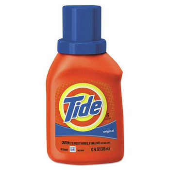 Tide 00471 10 oz. Original Scent Liquid Laundry Detergent (12 Bottles/Carton)
