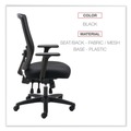 New Arrivals | Alera ALENV41M14 Envy Series Mesh High-Back 250 lbs. Capacity Multifunction Chair - Black image number 7