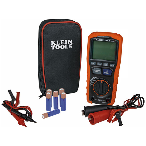 Detection Tools | Klein Tools ET600 Cordless Insulation Resistance Tester Kit image number 0