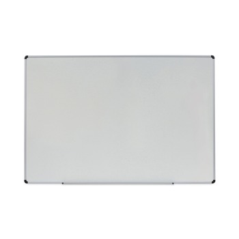 Universal UNV43725 72 in. x 48 in., Melamine, Aluminum/Plastic Frame Dry Erase Board - White/Black/Gray