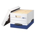 Bankers Box 0724314 R-KIVE Heavy Duty 12 in. x 16.5 in. x 10.38 in. Storage Boxes - White (20-Piece/Carton) image number 0