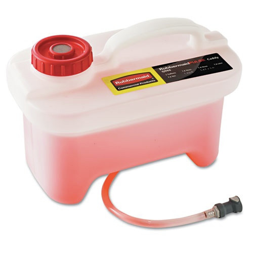 Cleaning and Sanitation Storage and Carts | Rubbermaid Commercial HYGEN FGQ966000000 HYGEN 2 Gallon Cleaning Solution Reservoir Pulse Caddy with Clean Connect image number 0