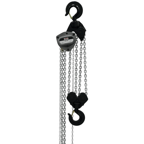 Hoists | JET L100-1000WO-10 L-100 Series 10 Ton 10 ft. Lift Overload Protection Hand Chain Hoist image number 0