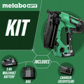 Factory Reconditioned Metabo HPT NT1865DMSM 18V Brushless Lithium-Ion 16 Gauge Cordless Straight Brad Nailer Kit (3 Ah) image number 1