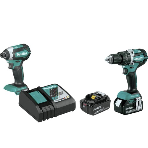 Combo Kits | Factory Reconditioned Makita XT269M-R 18V LXT Lithium-Ion Brushless 2-Piece Combo Kit (4.0 Ah) image number 0