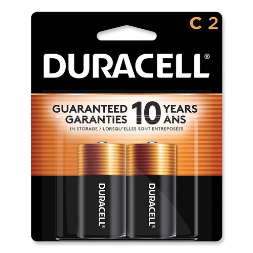 Batteries | Duracell MN1400B2Z Coppertop Alkaline C Batteries, 2/pack image number 0