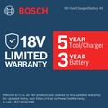 Bosch GBH18V-26DK24 Bulldog 18V EC Brushless Lithium-Ion 1 in. Cordless SDS-plus Rotary Hammer Kit with 2 Batteries (8 Ah) image number 16