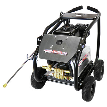 Simpson 65211 4400 PSI 4.0 GPM Belt Drive Medium Roll Cage Professional Gas Pressure Washer with Comet Pump
