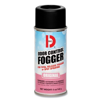 FACILITY MAINTENANCE SUPPLIES | Big D Industries 034100 Odor Control Fogger, 5oz Aerosol (12/Carton)