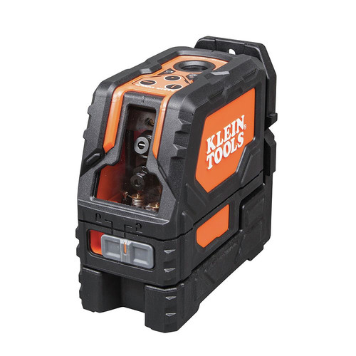 Laser Levels | Klein Tools 93LCLS Self-Leveling Cordless Cross-Line Laser with Plumb Spot image number 0