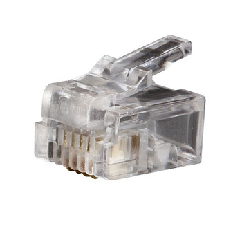 POWER TOOL ACCESSORIES | Klein Tools VDV826-601 25-Piece RJ11/6P4C Modular Telephone Plug Set - Clear