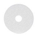 Cleaning and Janitorial Accessories | Boardwalk BWK4015WHI 15 in. Polishing Floor Pads - White (5-Piece/Carton) image number 0