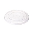 Cups and Lids | Dixie CL1424PET 16 oz. Cup Lids for Plastic Cold Cups - Clear (100-Piece/Sleeve, 10 Sleeves/Carton) image number 1