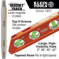 Levels | Klein Tools 935RB Torpedo Billet High-Visibility Level with Rare Earth Magnet and Tapered Nose image number 1