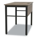 New Arrivals | Linea Italia LITUR600NW Urban Series 47.25 in. x 23.75 in. x 29.5 in. Desk Workstation - Natural Walnut image number 6