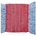 Mops | Boardwalk BWK503BLEA Cotton/ Synthetic Fiber Super Loop Wet Mop Head - Large, Blue image number 3