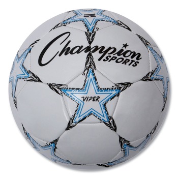 OUTDOOR GAMES | Champion Sports VIPER5 8.5 in. - 9 in. No. 5 VIPER Soccer Ball - White