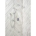 Bathtub & Shower Heads | Delta 57085 Grail Premium Single-Setting Slide Bar Hand Shower - Chrome image number 4