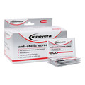 Glass Cleaners | Innovera IVR51516 7 1/4 in. x 4 3/4 in. Antistatic Screen Cloth Cleaning Wipes - White (100/Pack) image number 0