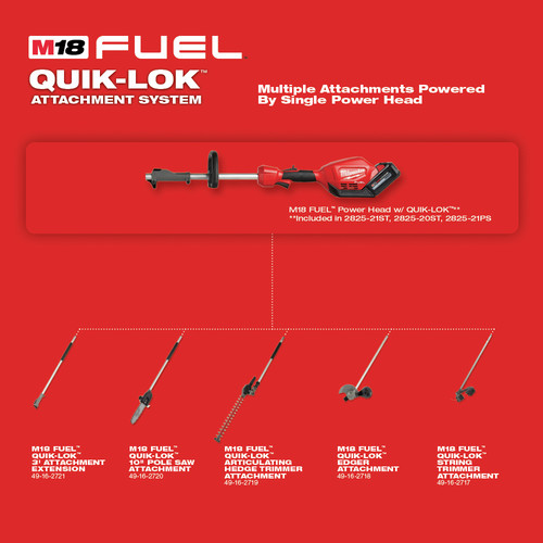 Milwaukee 49162718 M18 FUEL QUIKLOK Edger Attachment Tyler Tool