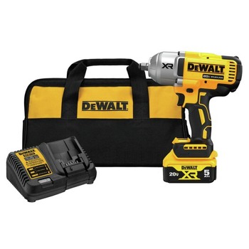 IMPACT WRENCHES | Dewalt DCF900P1 20V MAX XR Brushless Lithium-Ion 1/2 in. Cordless High Torque Impact Wrench Kit with Hog Ring Anvil (5 Ah)