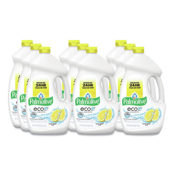 Palmolive 47805 Ecoplus Lemon Scent 45 oz. Bottle Gel Dishwasher Detergent (9-Piece/Carton)