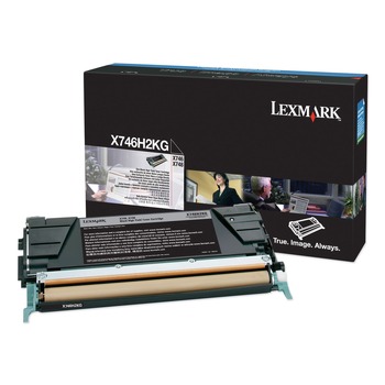 Lexmark X746H2KG 12000 Page Yield Toner Cartridge for X746 and X748 - Black
