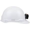 Hard Hats | Klein Tools 60107RL Non-Vented Cap Style Hard Hat with Rechargeable Headlamp - White image number 7