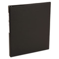 Avery 03201 Economy 0.5 in. Capacity 11 in. x 8.5 in. 3 Ring Non-View Binder with Round Rings - Black image number 0