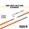 Wire & Conduit Tools | Klein Tools 56312 12 ft. Lo-Flex Fish Rod Set (3-Piece) image number 7