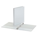  | Universal UNV20952PK 11 in. x 8.5 in., 0.5 in. Capacity, 3 Rings, Economy Round Ring View Binder - White (6/Pack) image number 1