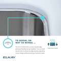 Kitchen Sinks | Elkay SCF16FBSH Dual Mount 16-3/8 in. x 16-3/8 in. Single Bowl Bar Sink with Hammered Mirror (Stainless Steel) image number 4