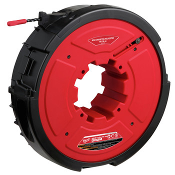 Milwaukee 48-44-5195 M18 FUEL ANGLER 100 ft. Non-Conductive Polyester Pulling Fish Tape Drum