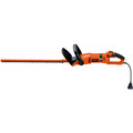 Hedge Trimmers | Black & Decker HH2455 120V 3.3 Amp Brushed 24 in. Corded Hedge Trimmer with Rotating Handle image number 2