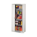 Alera ALECM7824LG 36 in. x 78 in. x 24 in. Assembled High Storage Cabinet with Adjustable Shelves - Light Gray image number 2