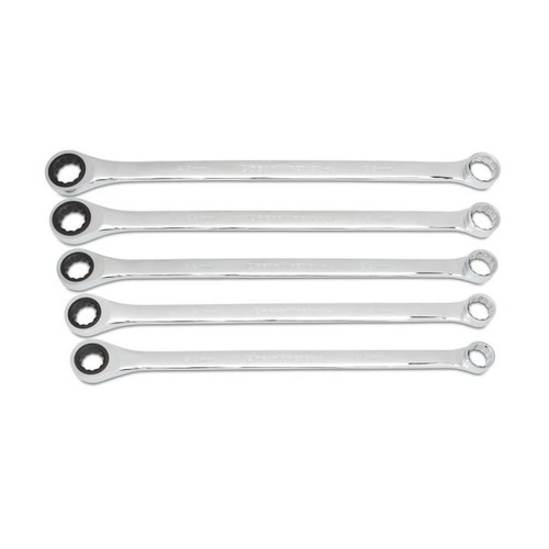 Socket Sets | GearWrench 85987 5-Piece 12-Point Metric XL GearBox Double Box Ratcheting Wrench Set image number 0